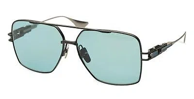 Pre-owned Dita Grand-emperik Dts159-a-02 Matte Black Antique Silver In Blue