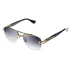 Dita Grand-evo Two Grey Gradient Pilot Titanium Unisex Sunglasses Dts139-a-01 56 In Gold