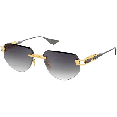 Dita Grand-imperyn Dt Dts164-a-01 Unisex Rimless Sunglasses In Purple