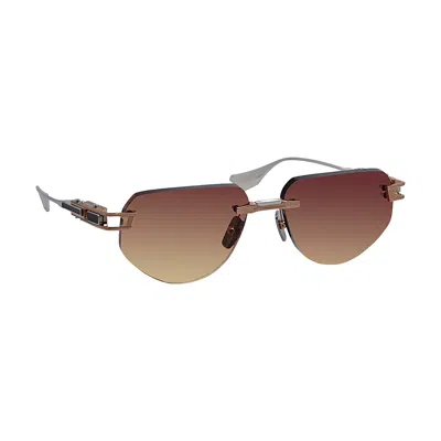 Dita Grand-imperyn Dt Dts164-a-03 Unisex Rimless Sunglasses In Pink