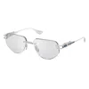 Dita Grand-imperyn Optical Dt Dtx164-a-02 Unisex Rimless Eyeglasses 56mm In Metallic