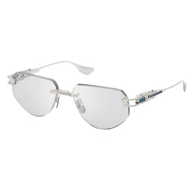 Dita Grand-imperyn Optical Dt Dtx164-a-02 Unisex Rimless Eyeglasses 56mm In Metallic