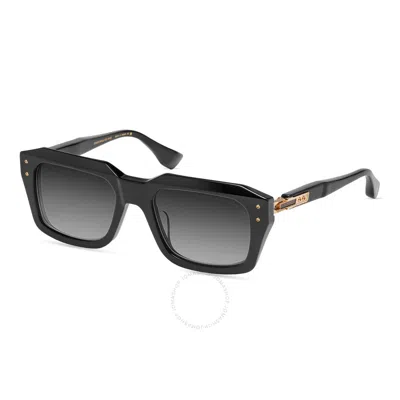 Dita Grandmaster-nine Grey Gradient Rectangular Unisex Sunglasses Dts464-a-01 54