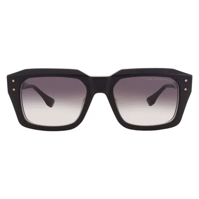 Dita Grandmaster-nine Grey Gradient Rectangular Unisex Sunglasses Dts464-a-01 54 In Burgundy