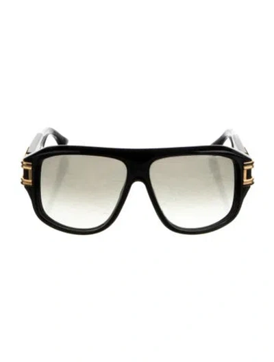 Pre-owned Dita Grandmaster Three Oversize Sunglasses In Black