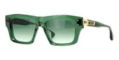 Dita Grandmaster-eight Cadmium Green Gradient Square Men's Sunglasses Dts458-a 02 54 In ["green","yellow","gold Tone"]