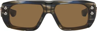 Dita Gray & Blue Hypher-1183 Sunglasses In Brown