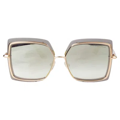 Pre-owned Dita Grey Narcissus Square Sunglasses Dts503 In Gray