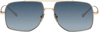 Dita Gunmetal & Gold Artoa.88 Sunglasses