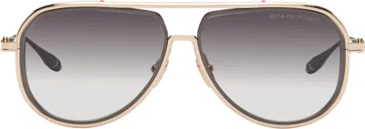 Dita Gunmetal & Gold Outrcraft Sunglasses