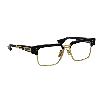Dita Hakatron Dt Dtx410-a-01 Unisex Square Eyeglasses 56mm In Multi