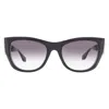 Dita Icelus Grey Gradient Cat Eye Ladies Sunglasses Dts438-a-02 55 In Black