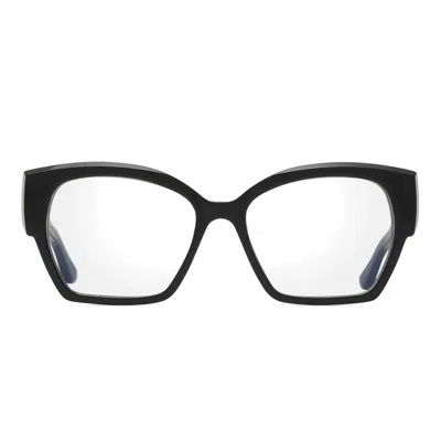 Dita Ideala Oversized Square Frame Eyeglasses With Gold-tone Rivet Details In Green