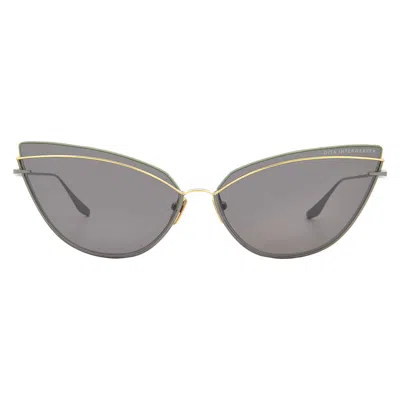 Dita Interweaver Dark Grey Cat Eye Ladies Sunglasses Dts527-03 63 In Gray