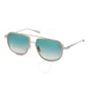 Dita Intracraft Turquoise Gradient Navigator Unisex Sunglasses Dts165-a-03 59