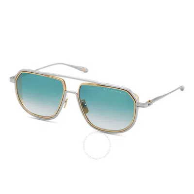Dita Intracraft Turquoise Gradient Navigator Unisex Sunglasses Dts165-a-03 59