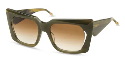 Dita Kamin Dts430-a-03 Women's Sunglasses Green Size 56
