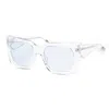 Dita Kamin Lavendar Blue Butterfly Ladies Sunglasses Dts430-a-02 56 In White