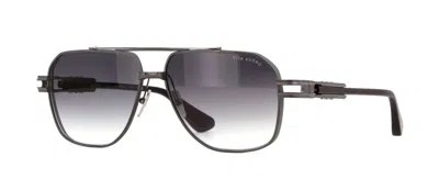Pre-owned Dita Kudru Black Iron Black Palladium/grey Shaded (dts436-a-02) Sunglasses