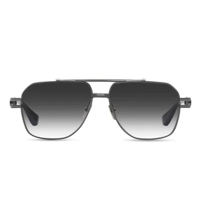 Dita Kudru Geometric Frame Sunglasses With Gradient Tint In Brown