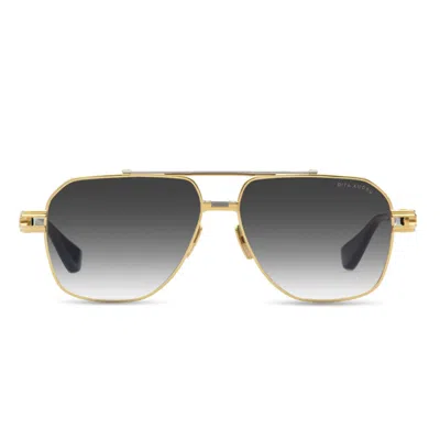 Dita Kudru Geometric Frame Sunglasses With Gradient Tint In Pattern