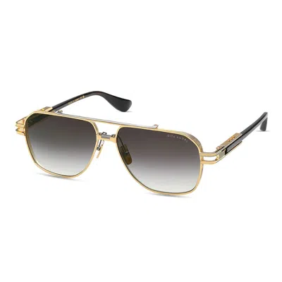 Dita Kudru Grey Gradient Navigator Men's Titanium Sunglasses Dts436-a-01 61