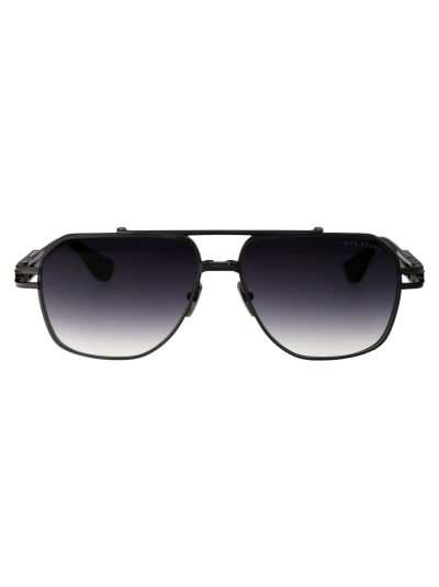 Dita Kudru Sunglasses In 02 Black Iron - Black Palladium W/ Dark Greyto Clear Gradient