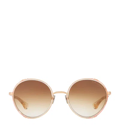 Dita Lageos Round Sunglasses In Clear