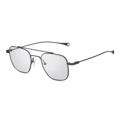 Dita Lancier Blue Light Block Navigator Unisex Eyeglasses Lsa-118 04 50 In Metallic