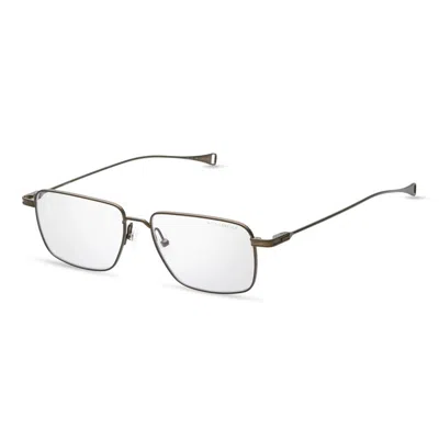 Dita Lancier Blue Light Block Rectangular Unisex Eyeglasses Lsa-124 02 53 In Black