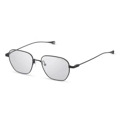 Dita Lancier Blue Light Block Square Unisex Eyeglasses Lsa-123 03 53 In Black