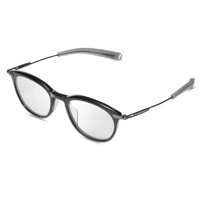 Dita Lancier Demo Oval Unisex Eyeglasses Lsa-402 01 50 In Black