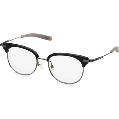 Dita Lancier Demo Oval Unisex Eyeglasses Lsa-414 01 54 In Black