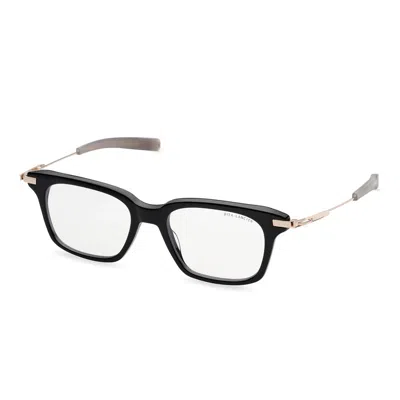 Dita Lancier Demo Rectangular Unisex Eyeglasses Lsa-413 01 51 In Black