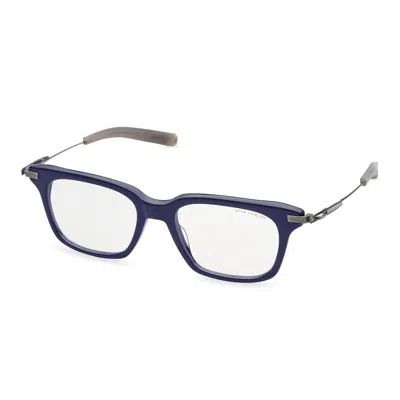 Dita Lancier Demo Rectangular Unisex Eyeglasses Lsa-413 03 51 In Blue