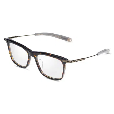 Dita Lancier Demo Square Unisex Eyeglasses Lsa-405 02 53 In Brown