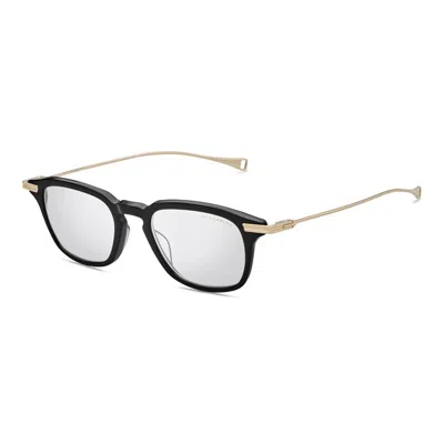 Dita Lancier Demo Square Unisex Eyeglasses Lsa-426 01 49 In Black