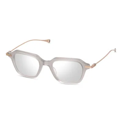 Dita Lancier Demo Square Unisex Eyeglasses Lsa-442 02 49 In Neutral