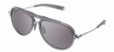 Pre-owned Dita Lancier Dls406-a-02-a Grey-black Palladium Sunglasses In Grey Polar