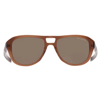 Dita Lancier Green Pilot Unisex Sunglasses Lsa-430 03 55 In White