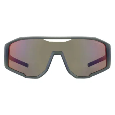 Dita Lancier Green Shield Unisex Sunglasses Lsa-718 03 129 In Multi