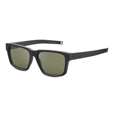 Dita Lancier Green Square Unisex Sunglasses Lsa-712 04 54 In Black