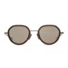 Dita Lancier Lsa 432 03 Black Sand Sunglasses In Brown