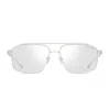 Dita Lancier Lsa Dlx134 04 Shiny Silver Eyeglasses In Silver