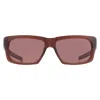Dita Lancier Polarized Brown Rectangular Unisex Sunglasses Lsa-715 01 58 In Brown