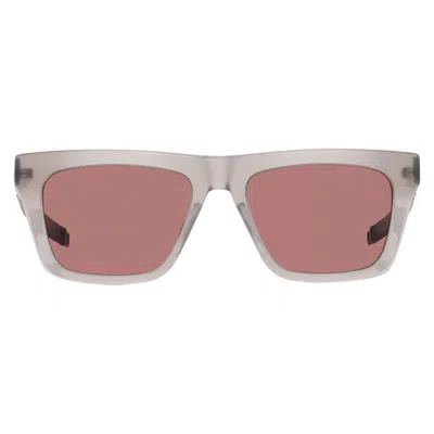 Dita Lancier Polarized Brown Square Unisex Sunglasses Lsa-429 01 54 In Pink