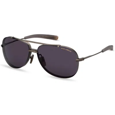 Dita Lancier Polarized Grey Pilot Unisex Sunglasses Lsa-100 01 63 In Multi