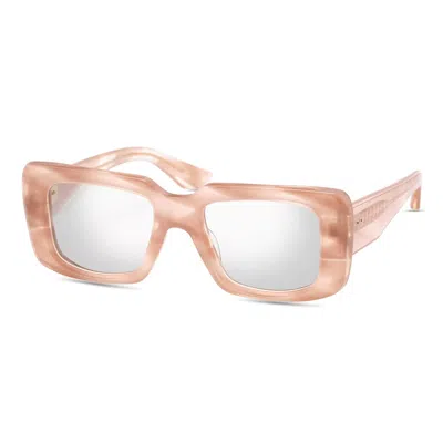 Dita Levele Demo Rectangular Ladies Eyeglasses Dtx739-a-03 52 In Brown