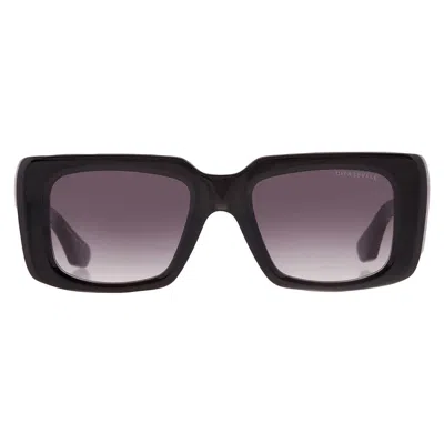 Dita Levele Grey Gradient Rectangular Unisex Sunglasses Dts739-a-01 52 In Black