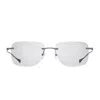 Dita Lancier Lsa Dlx119 02 Black Sand Glasses In Metallic
